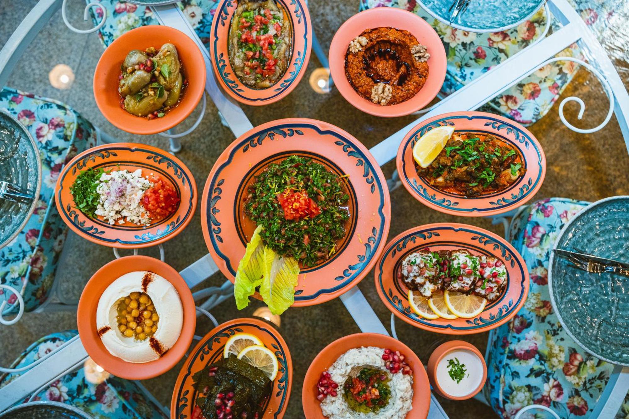 Millennium Place Doha Exterior foto A selection of Turkish meze